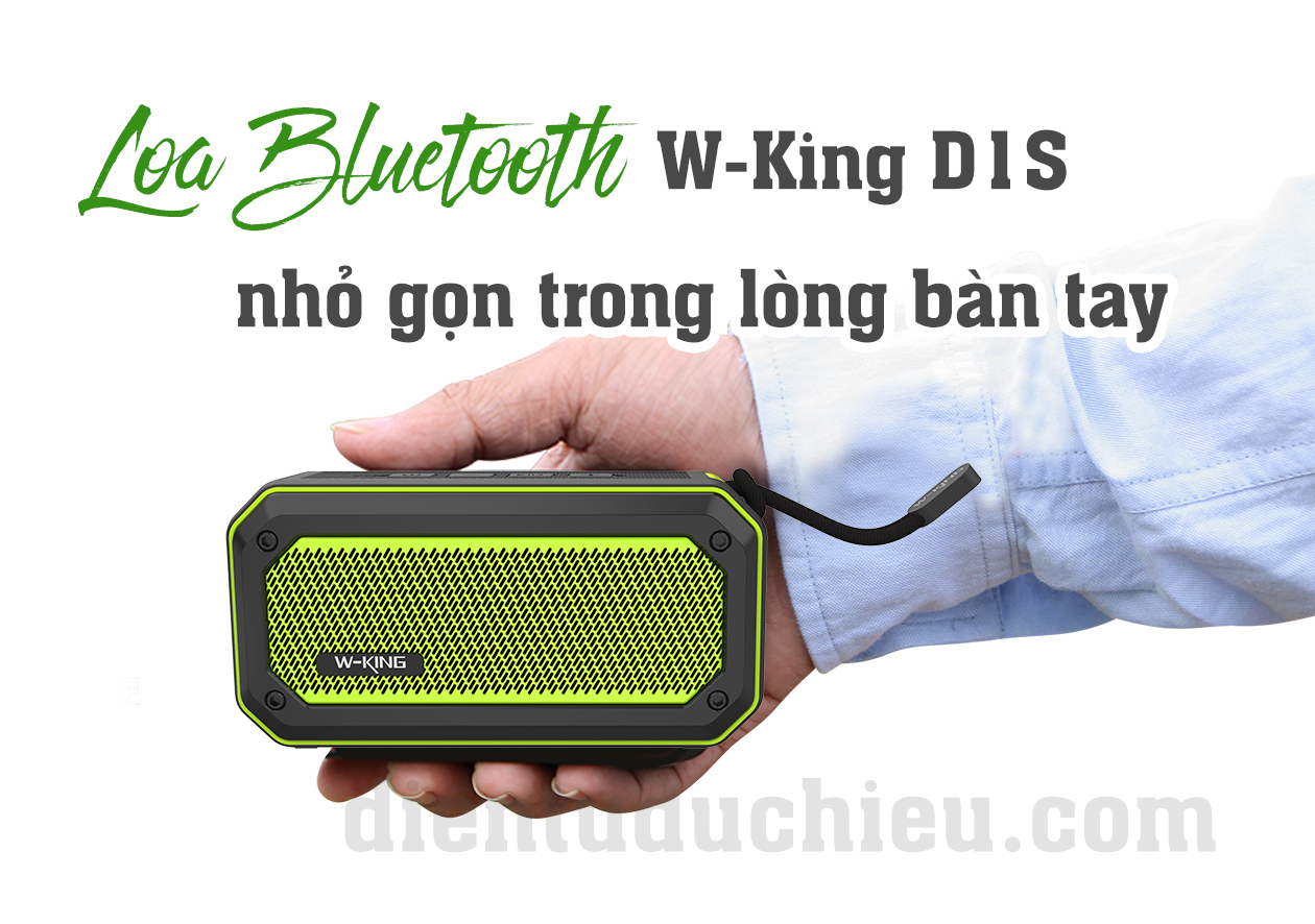 Loa xách tay Bluetooth W-King D1S thông minh, tiện dụng